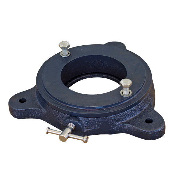 TRADEMASTER SWIVEL BASE TO SUIT BENCH VICE CAST IRON 75MM 